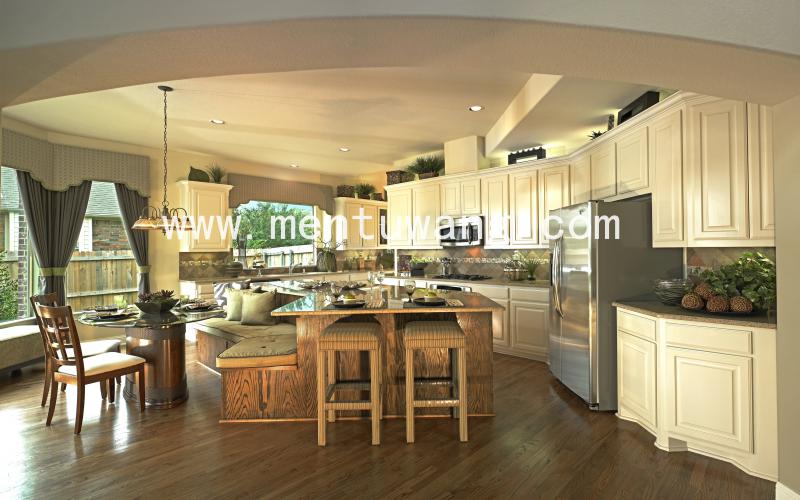  全屋定制  厨房-62 实木 全屋定制 实木整装 别墅装修 欧式 厨房橱柜