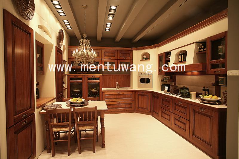厨房-238 实木 全屋定制 实木整装 别墅装修 欧式 厨房橱柜