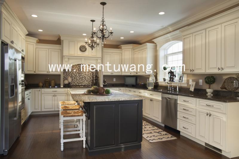  全屋定制  厨房-342 实木 全屋定制 实木整装 别墅装修 欧式 厨房橱柜