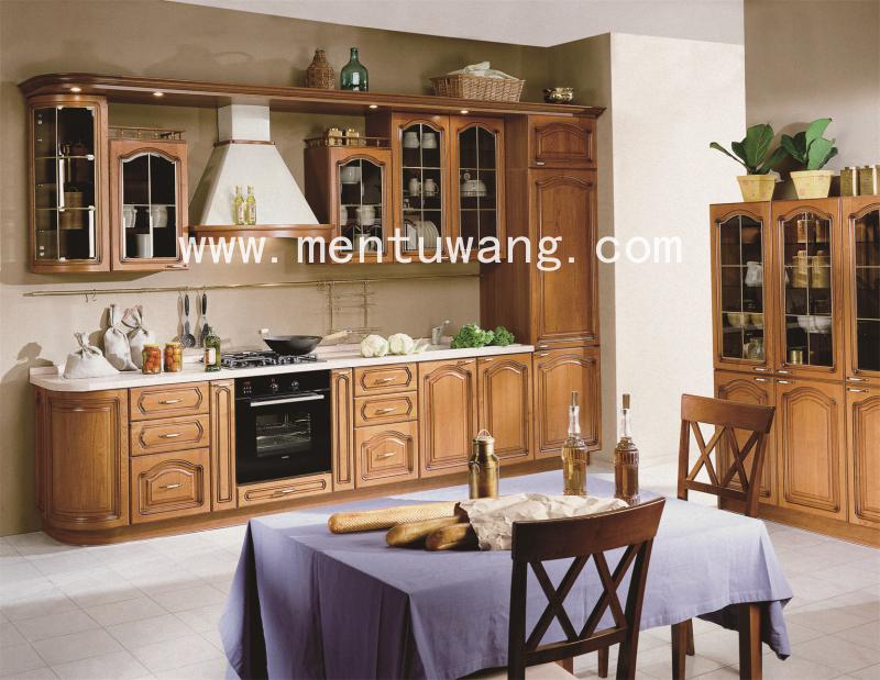 厨房-383 实木 全屋定制 实木整装 别墅装修 欧式 厨房橱柜