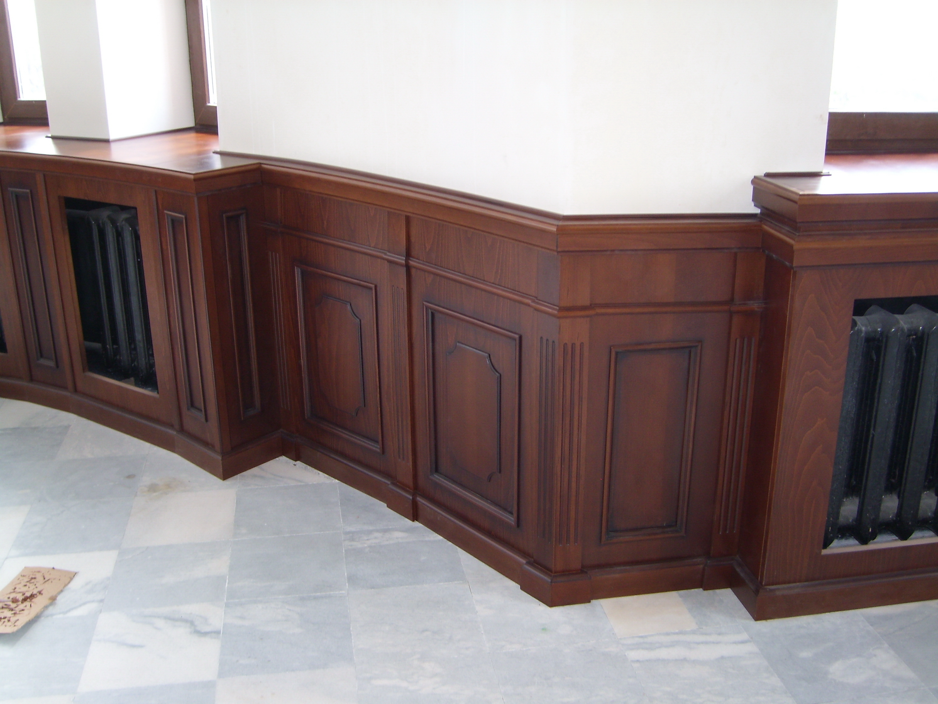  全屋定制  SMHQ-GZ_02 实木 全屋定制 实木整装 护墙板 别墅装修 欧式 原木