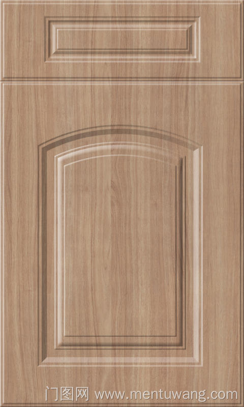 MTW-CG-015 橱柜门 橱柜门 顶柜门 吸塑橱柜门 木纹 弧形