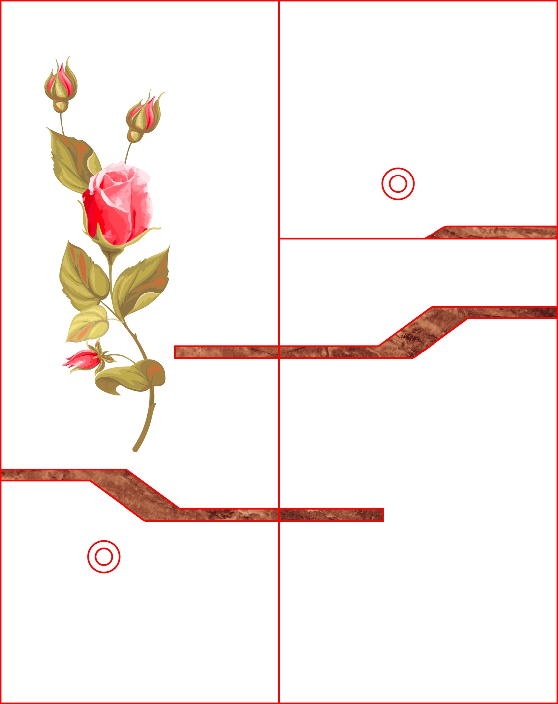 玫瑰  玫瑰 ，大理石， 圆圈 ，叶子， 红花 ，玫瑰花