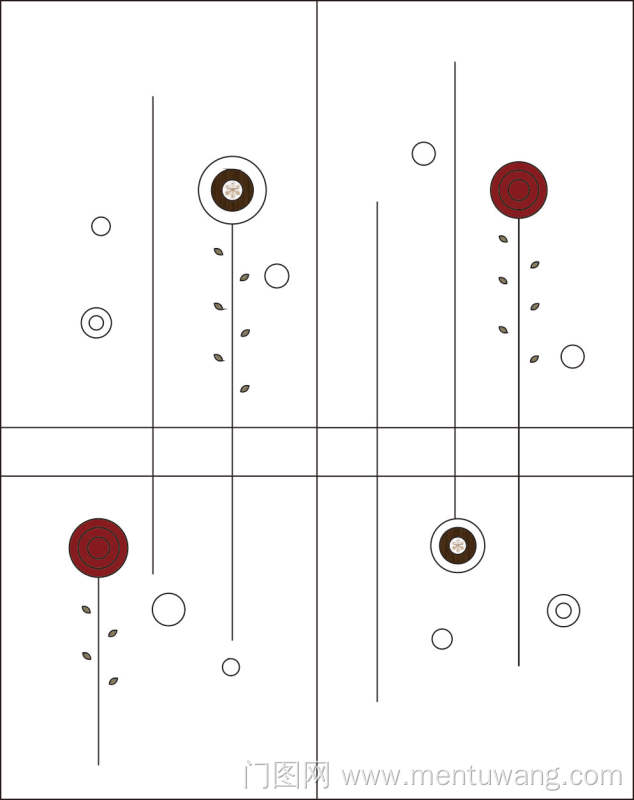  移门图 雕刻路径 橱柜门板  圆  圆，软包
