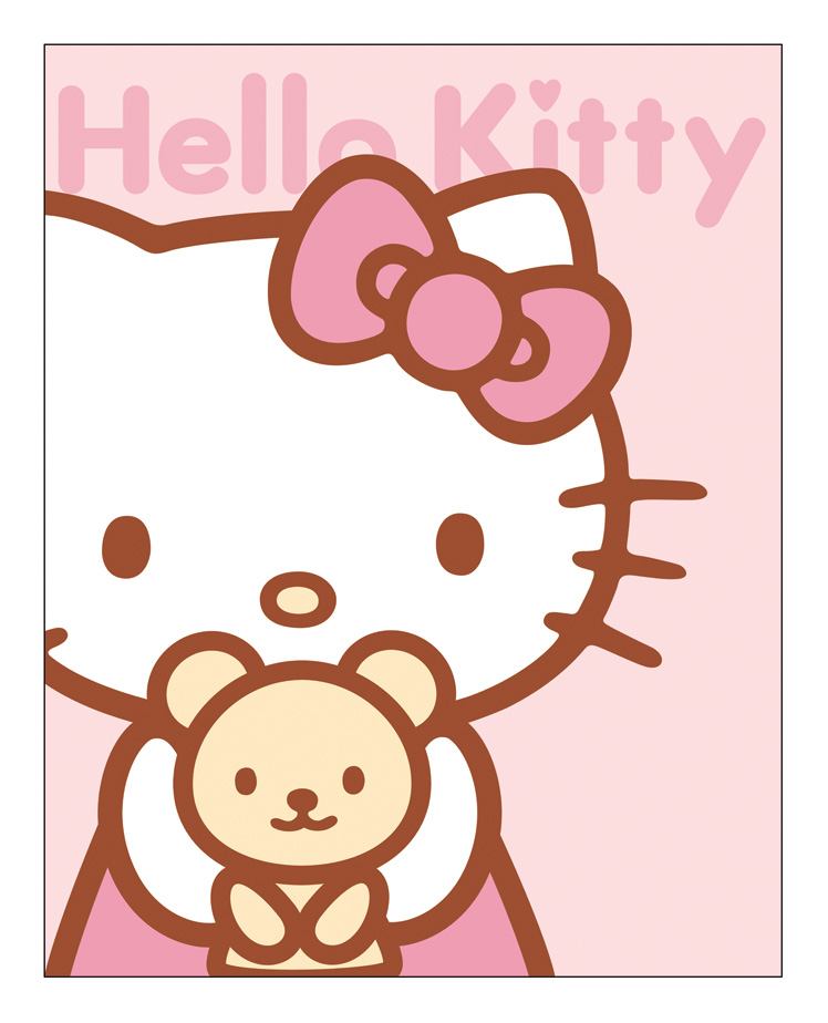 8 uv打印,高光系列 kt猫 小猫 hello kitty 凯啼猫 粉红色 高清彩绘图