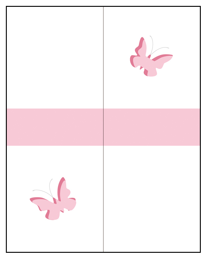1 彩雕板,高光系列 粉红色两只蝴蝶 路径中间两条横线 可做雕刻