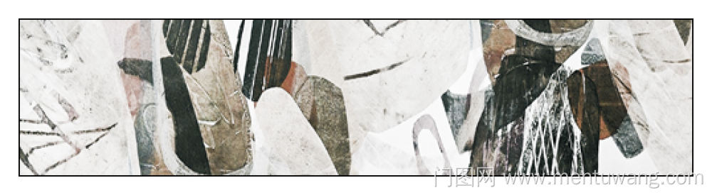  移门图 雕刻路径 橱柜门板  腰线  新款腰线 石头腰线 抽象纹理腰线 B-325