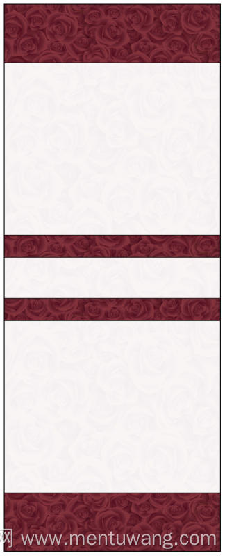  移门图 雕刻路径 橱柜门板  玫瑰  CML-49 玫瑰高光板 亮光板玫瑰 全打印图