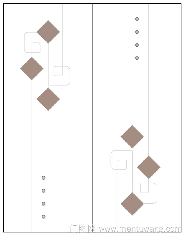  移门图 雕刻路径 橱柜门板  菱形  菱形 MB-8268平面高光 