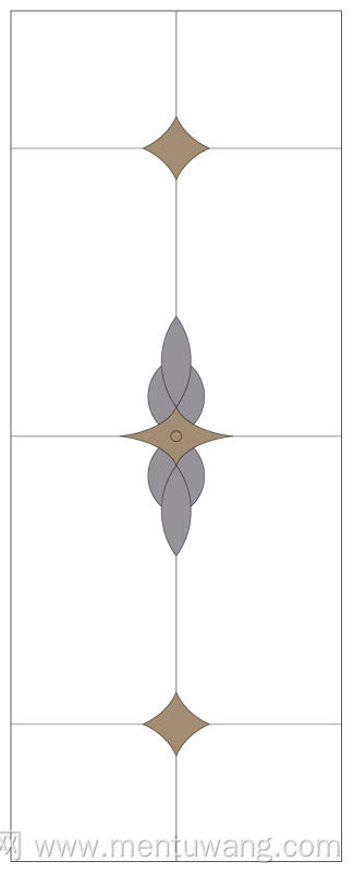  移门图 雕刻路径 橱柜门板  菱形 彩雕板 菱形 椭圆 GD-037 