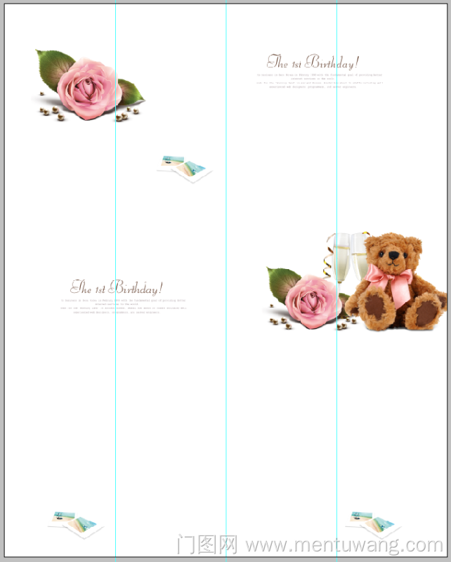 移门图 雕刻路径 橱柜门板  玫瑰  MF4-115 泰迪熊 小熊玩具熊 玫瑰 珍珠   生日 布娃娃 相片 条机门