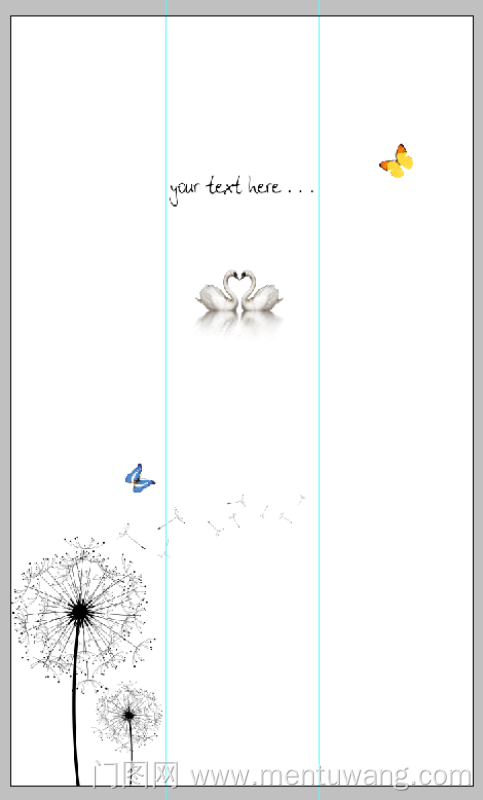  移门图 雕刻路径 橱柜门板  蝴蝶    天鹅 蒲公英  蝴蝶 youtexthere三门条机门