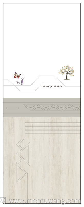  移门图 雕刻路径 橱柜门板  蝴蝶 彩雕板 小树小鹿 梅花鹿 蝴蝶 三角形 