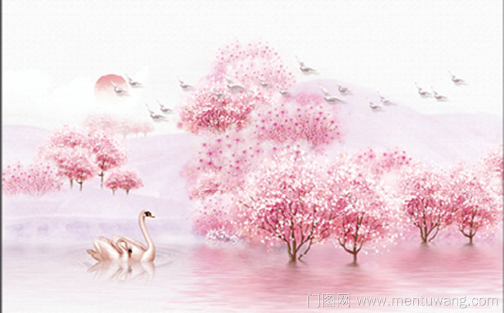  移门图 雕刻路径 橱柜门板  腰线  彩绘移门 中国风 打印移门 家和 富贵 打印图 高清移门