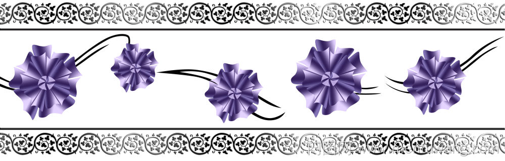 移门图 雕刻路径 橱柜门板  腰线  腰线  腰花  腰带  中腰  紫色花  线条  花边