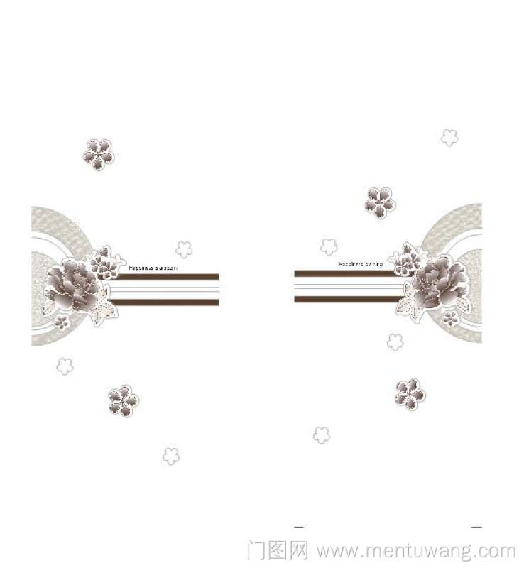  移门图 雕刻路径 橱柜门板  花   高光系列 花 灰色花