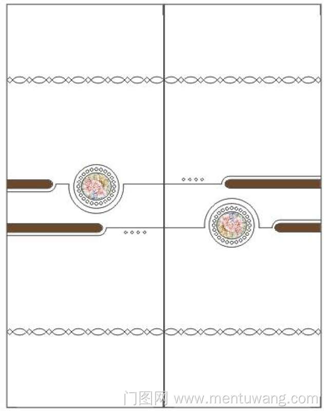  移门图 雕刻路径 橱柜门板  花   彩雕板,吸塑精雕 圆  花  咖啡色