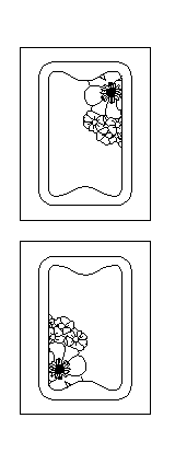 路径，拼接，无打印 新款,平板拼接 花，拼接，玫瑰，描金，新款，无打印，路径，圆，正方形，曲线，雕刻