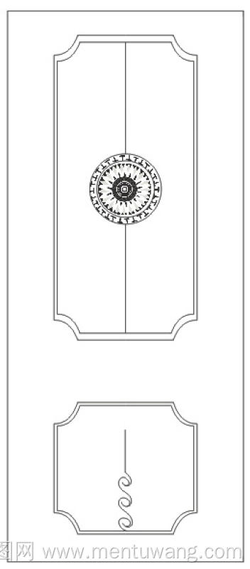  移门图 雕刻路径 橱柜门板  圆  圆