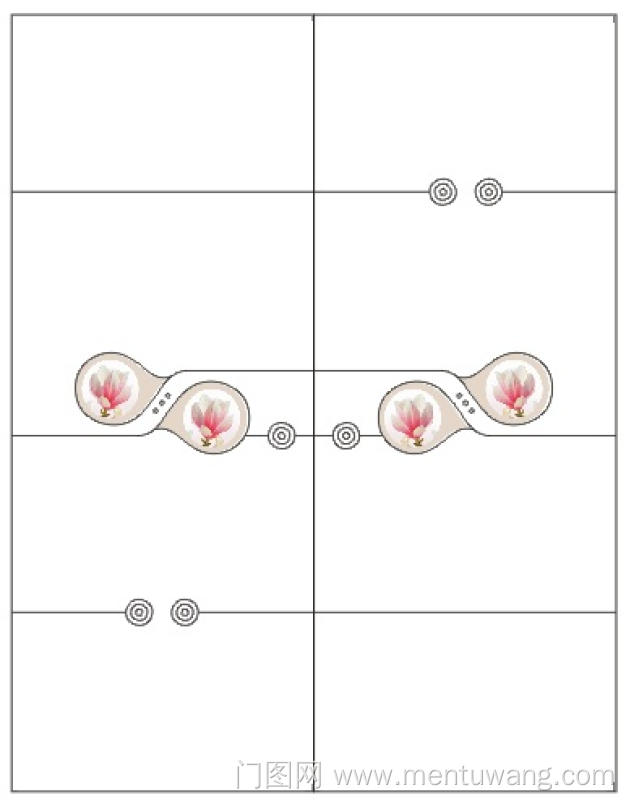  移门图 雕刻路径 橱柜门板  花  花 