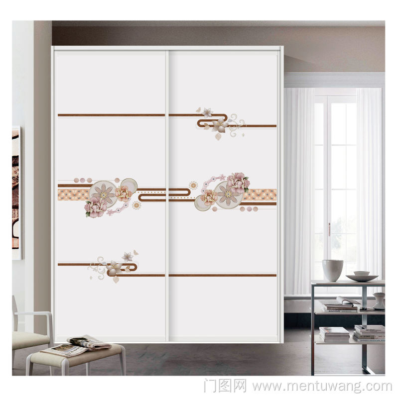  移门图 雕刻路径 橱柜门板  芳满庭 彩雕板 平面打印 花纹 花 纹理 线条 圆圈 树叶 木纹