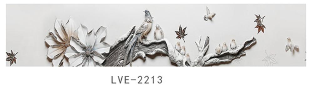 LVE-2213 新款,UV打印,高光系列 鸟，树木，腰线，树枝