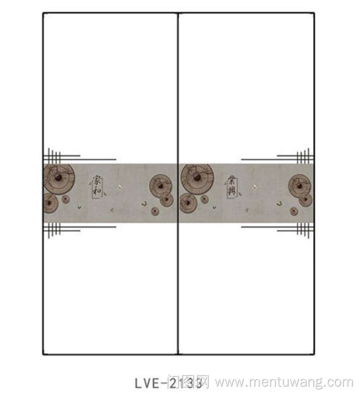  移门图 雕刻路径 橱柜门板  LVE-2133 彩雕板,新款,精雕UV打印,雕刻移门,UV打印,高光系列 家和，兴业，家和兴业，圆形