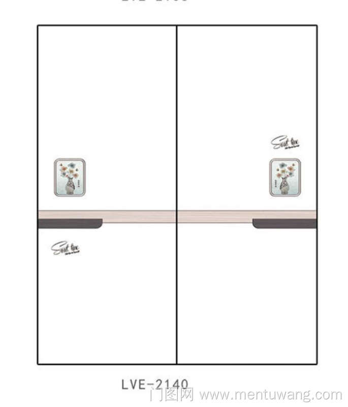  移门图 雕刻路径 橱柜门板  LVE-2140 彩雕板,新款,精雕UV打印,雕刻移门,UV打印,高光系列 花瓶，花，英文