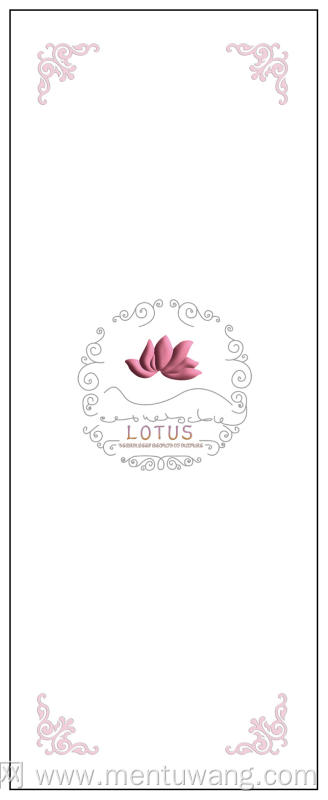  移门图 雕刻路径 橱柜门板  1  小软包 lotus 高光 粉色花瓣 