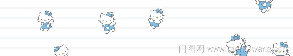  移门图 雕刻路径 橱柜门板  猫腰线-30 新款 hellokitty猫腰线 KT猫腰线 凯蒂猫腰线 腰花