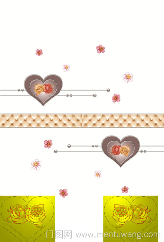  移门图 雕刻路径 橱柜门板  ZZ-0927 立体浮雕 文件 彩雕板,异形浮雕  ZZ-0927 立体浮雕 文件 爱心 玫瑰 皮子 腰线 小花