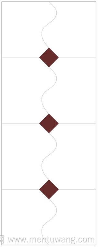  移门图 雕刻路径 橱柜门板  菱形  菱形     S曲线