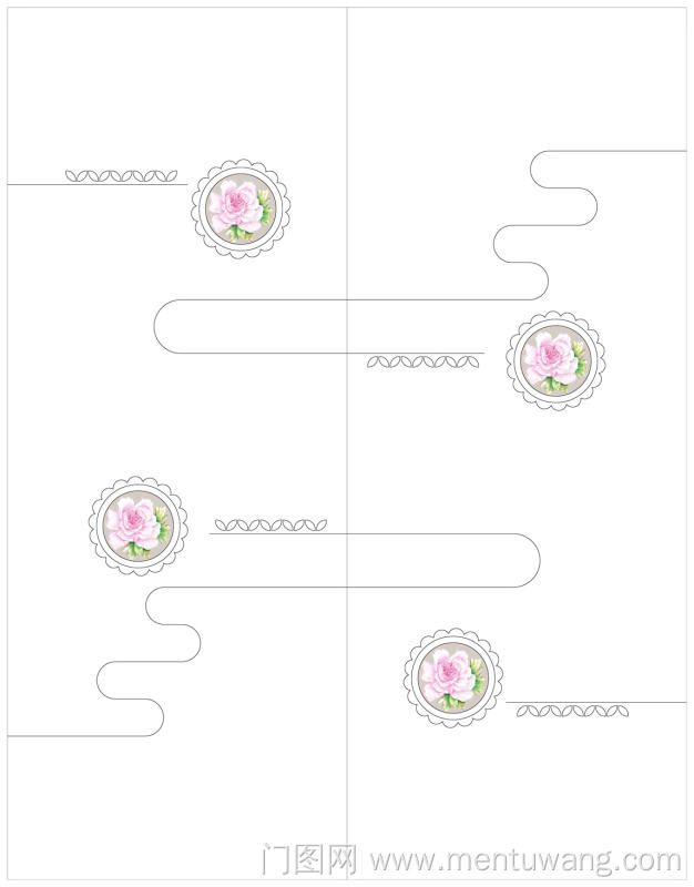  移门图 雕刻路径 橱柜门板  玫瑰   冰雕    玫瑰