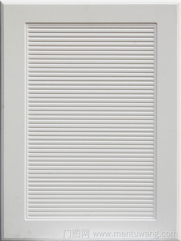 橱柜门板 mtw-cg-042 橱柜门 橱柜门 顶柜门 吸塑橱柜门 白色 百叶